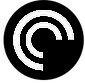 Pocket Casts Logo in Black and White
