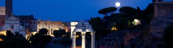 Moonlit Forum Rome