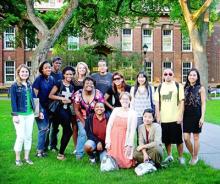 UW English majors at the 2013 Rutgers English Diversity Institute