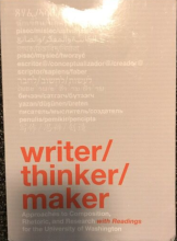 writer, thinker, maker cover