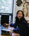 Picture of Yixuan Jiang in her office