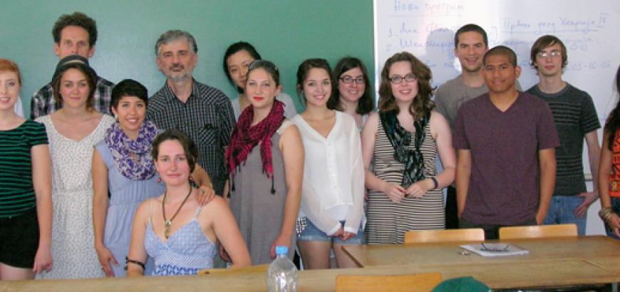 Norman Wacker and students