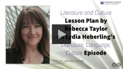 YouTube link to Literature & Culture Lesson Plan: Lydia Heberling on Multimodal Literature + Indigenous Sovereignty
